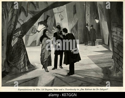 CABINET OF DR CALIGARI Stock Photo