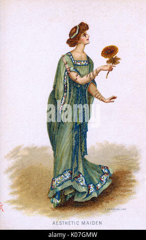 Fancy Dress 1884 Stock Photo