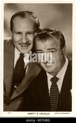 Abbott and Costello Stock Photo