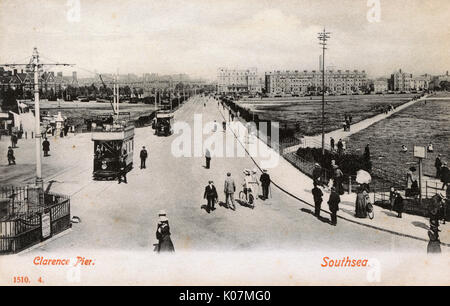 Southsea, Portsmouth, Hampshire - View from Clarence Pier Stock Photo