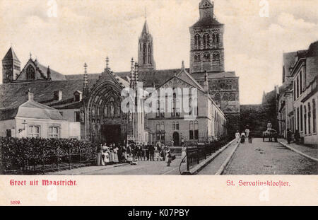 St Servatius Basilica, Maastricht, Limburg, Netherlands Stock Photo