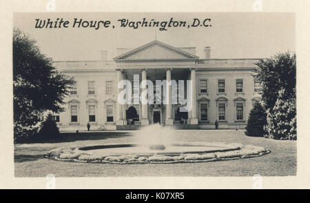 Washington DC, USA - The White House Stock Photo