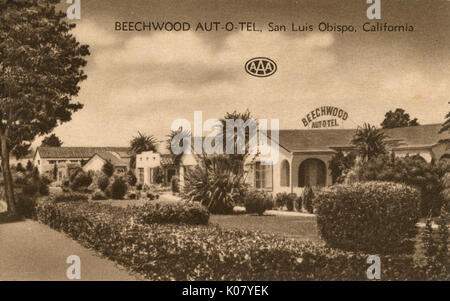 Beechwood Aut-O-Tel, San Luis Obispo, California, USA Stock Photo