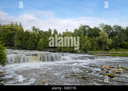 Sauble Falls, South Bruce Peninsula, Ontario, Canada Stock Photo