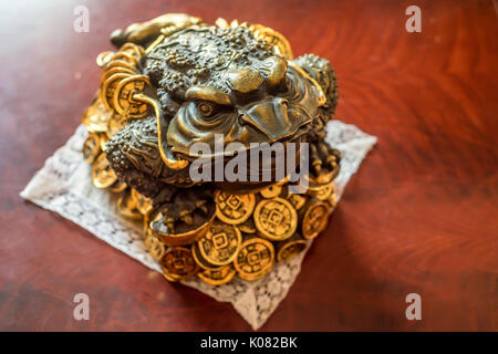 Jin Chan or money toad souvenir Stock Photo