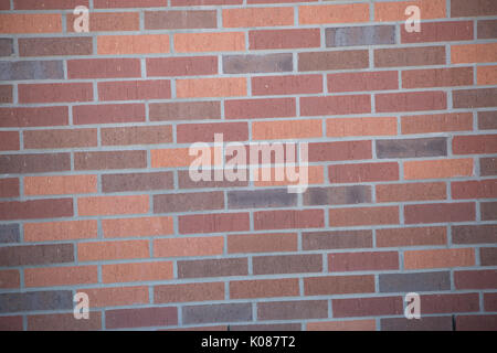 Close up of a section of red brick wall Stock Photo
