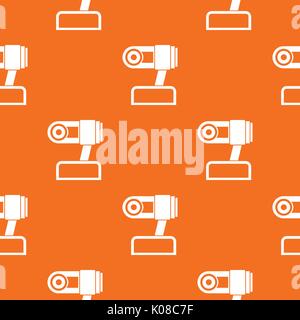 Webcam pattern seamless Stock Vector