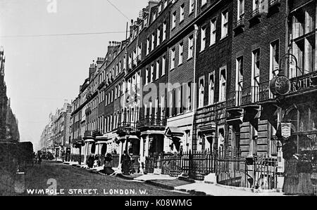 Wimpole Street, London W1 Stock Photo