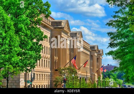 The United States Department of Commerce in Washington, D.C. Stock Photo