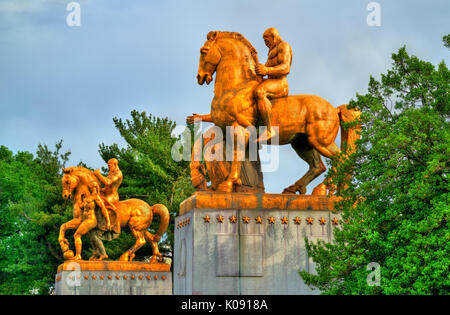The Arts of War Statues at the Arlington Memorial Bridge - Washington D.C. Stock Photo