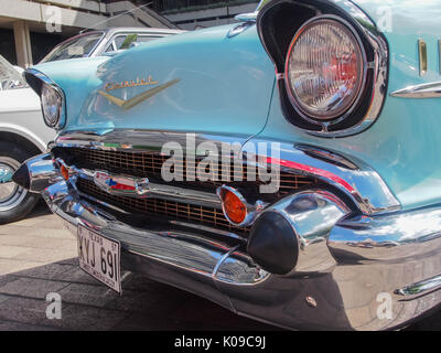 A 1957 Chevrolet Bel Air four door sedan Stock Photo