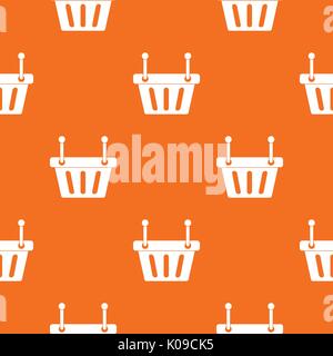 Shopping cart pattern seamless Stock Vector