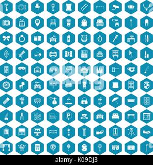 100 mirror icons sapphirine violet Stock Vector