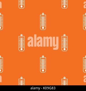 Thermometer pattern seamless Stock Vector