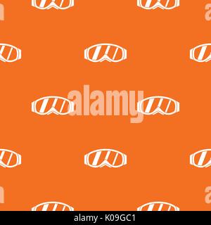 Glasses for snowboarding pattern seamless Stock Vector