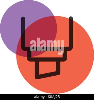 Stationery Office tool icon color mark Stock Vector