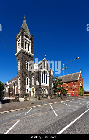 The Immaculate Conception Catholic Church in Ararat Victoria Australia.Ararat is a former 1850`s gold mining town. Stock Photo