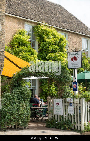 Peacocks tea room Waterside Ely Stock Photo