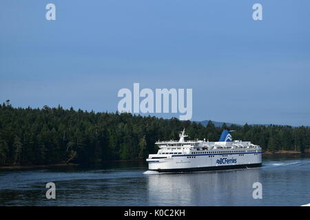 The MV Spirit of Vancouver Island provides ferry service linking the cities of Vancouver and Victoria. Stock Photo