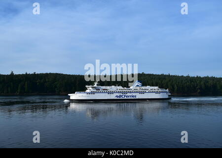 The MV Spirit of Vancouver Island provides ferry service linking the cities of Vancouver and Victoria. Stock Photo