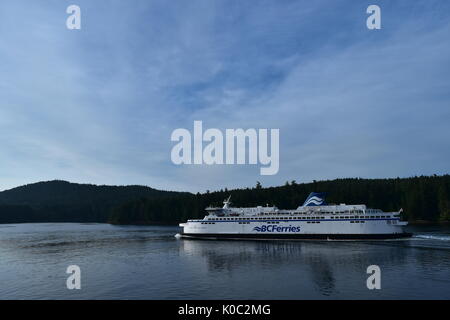 The MV Spirit of Vancouver Island provides ferry service linking the cities of Vancouver and Victoria. Stock Photo