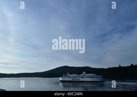 The MV Spirit of Vancouver Island provides ferry service linking the cities of Vancouver and Victoria. Stock Photo