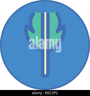 Stationery Office tool icon blue button Stock Vector