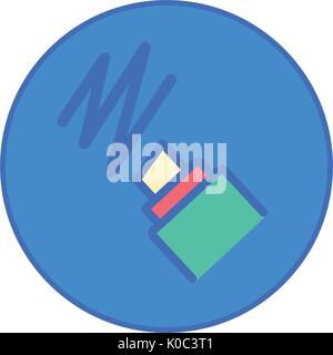 Stationery Office tool icon blue button Stock Vector