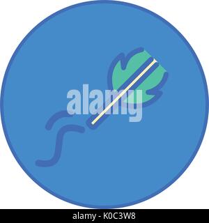 Stationery Office tool icon blue button Stock Vector