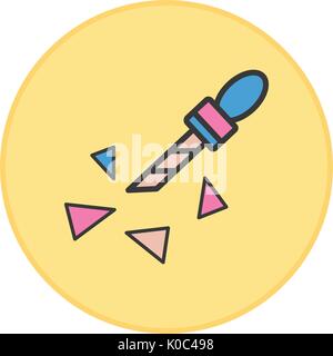 Cutter icon yellow button Stock Vector Image & Art - Alamy