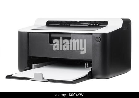 Compact printer isolated Stock Photo