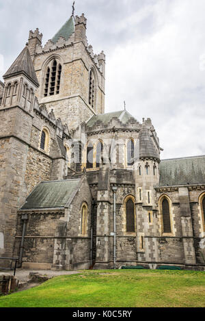 Christchurch cathedral in Dublin, Ireland Stock Photo