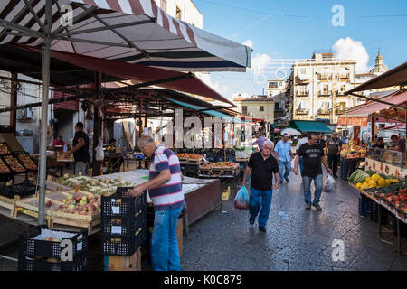 Italy, Sicily, Palermo, Ballarò market Stock Photo