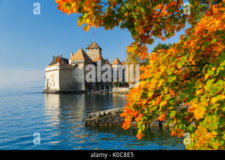 Schloss Chillon, Schweiz Stock Photo