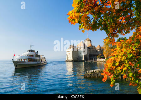 Schloss Chillon, Schweiz Stock Photo