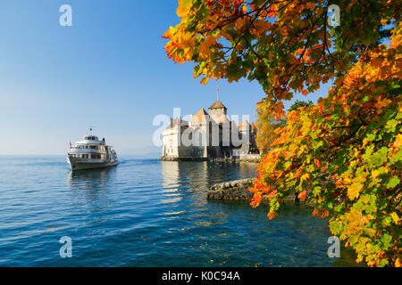 Schloss Chillon, Schweiz Stock Photo