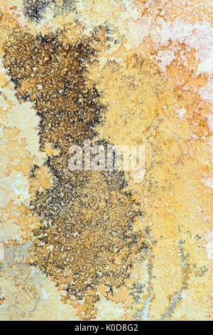 Dendrite minerals on limestone rocks of Solnhofen. full frame backgrounds Stock Photo