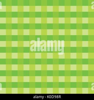 Lime green tablecloth Vector. Traditional tablecloth pattern Vector. Lime green color square pattern Vector. Geometrical simple square pattern. Stock Vector