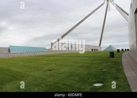 Parliament house in Canberra (Australia). Stock Photo
