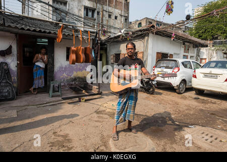 India, West Bengal, Kolkata, daily life Stock Photo