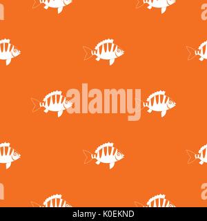 Perch pattern seamless Stock Vector