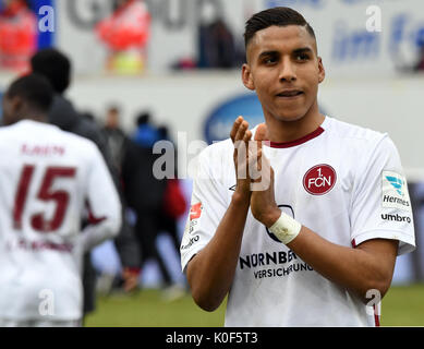 FILE - A file picture dated 4 February 2017 shows Nuremberg's Abdelhamid Sabiri at the German 2nd Bundesliga football match between 1. FC Heidenheim and 1. FC Nuremberg at the Voith-Arena in Heidenheim. Photo: Stefan Puchner/dpa Stock Photo