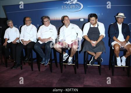 Flushing, NY, USA. 23rd Aug, 2017. at a public appearance for Official 2017 US Open Food Tasting Preview, USTA Billie Jean King National Tennis Center, Flushing, NY August 23, 2017. Credit: John Nacion/Everett Collection/Alamy Live News Stock Photo