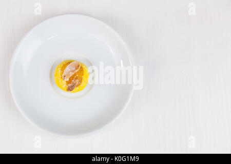 Isolated Sicilian pastry on white circular Flat Stock Photo