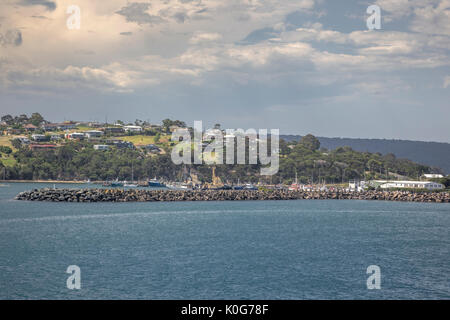 Residential Area Of Eden The Port Of Eden Twofold Bay New South Wales Australia Stock Photo