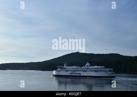 The MV Spirit of Vancouver Island provides ferry service linking the cities of Vancouver and Victoria. Stock Photo