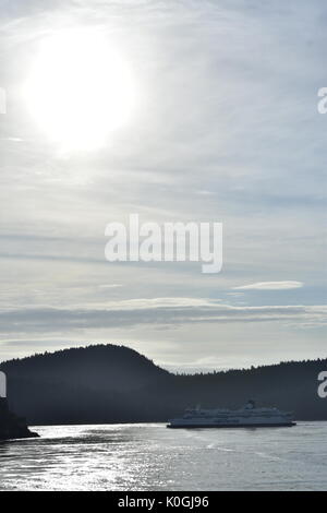 The MV Spirit of Vancouver Island provides ferry service linking the cities of Vancouver and Victoria. Stock Photo