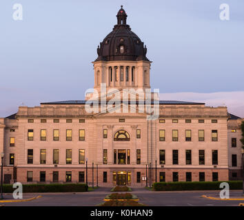 The front facade at Pierre South Dakota State Capital Stock Photo
