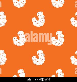Worm pattern seamless Stock Vector