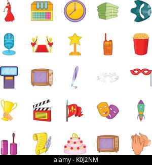 Avocation icons set, cartoon style Stock Vector Image & Art - Alamy